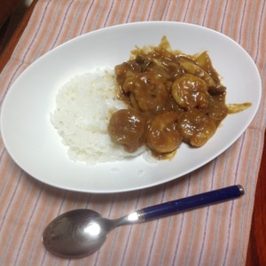 市販のルーでひと工夫！簡単エビカレー